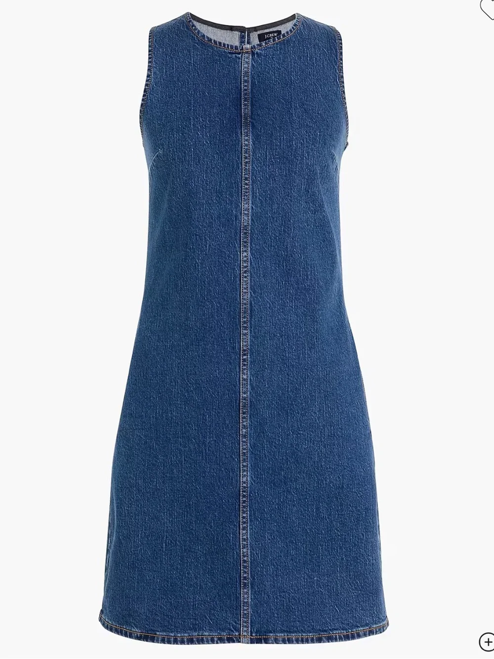 J. Crew denim shift dress
